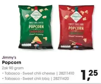 HANOS Jimmy's Popcorn aanbieding