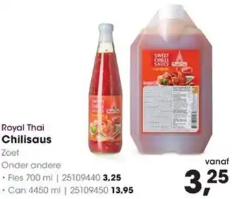 HANOS Royal Thai Chilisaus aanbieding