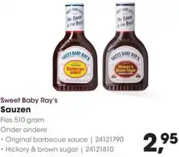 HANOS Sweet Baby Ray's Sauzen aanbieding