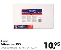 HANOS Jumbo Fritessaus 25% aanbieding