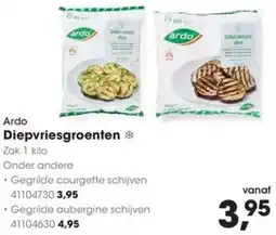 HANOS Ardo Diepvriesgroenten aanbieding