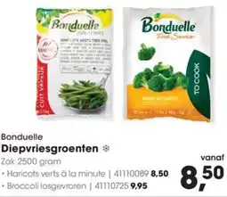 HANOS Bonduelle Diepvriesgroenten aanbieding