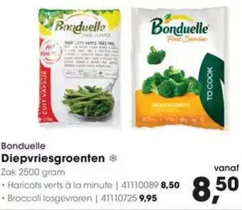 HANOS Bonduelle Diepvriesgroenten aanbieding