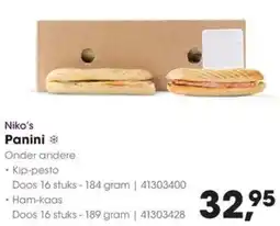 HANOS Niko's Panini aanbieding