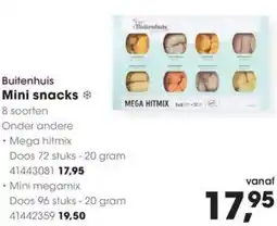 HANOS Buitenhuis Mini snacks aanbieding