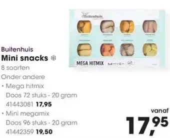 HANOS Buitenhuis Mini snacks aanbieding