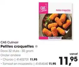 HANOS CAS Culinair Petites croquettes aanbieding