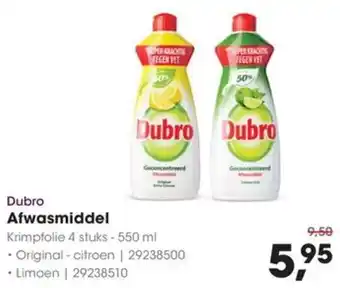 HANOS Dubro Afwasmiddel aanbieding