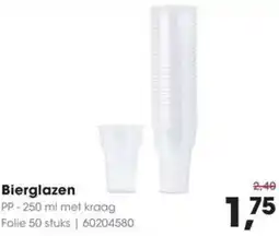 HANOS Bierglazen aanbieding