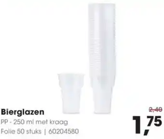HANOS Bierglazen aanbieding