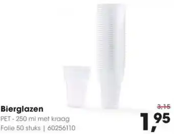 HANOS Bierglazen aanbieding