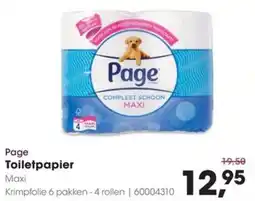HANOS Page Toiletpapier aanbieding