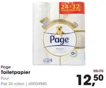 HANOS Page Toiletpapier aanbieding