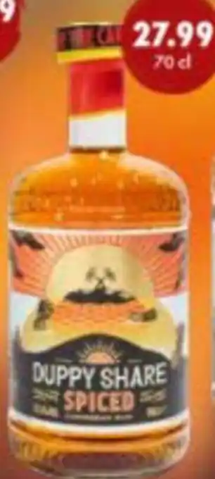 uw topSlijter Duppy share Caribbean Rum Spiced aanbieding
