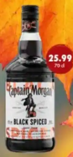 uw topSlijter Captain Morgan Black Spiced aanbieding
