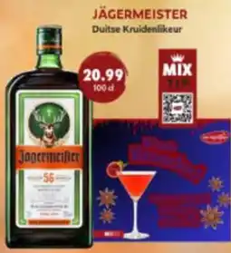 uw topSlijter Jägermeister Duitse Kruidenlikeur aanbieding