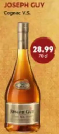 uw topSlijter Joseph Guy Cognac V.S. aanbieding