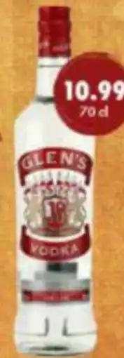 uw topSlijter Glen's Triple Distilled Vodka aanbieding