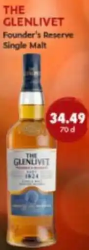 uw topSlijter The Glenlivet Founder's Reserve Single Malt aanbieding