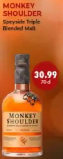 uw topSlijter Monkey Shoulder Speyside Triple Blended Malt aanbieding
