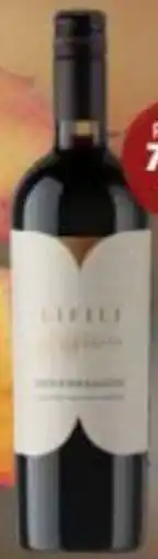 uw topSlijter LIFILI IGP Puglia, Italie Primitivo Salento aanbieding