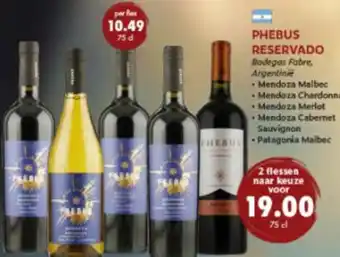 uw topSlijter Phebus Reservado aanbieding