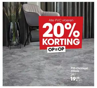 Kwantum PVC-Clicktegel Hillside aanbieding