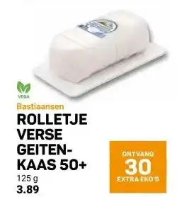 Ekoplaza Bastiaansen ROLLETJE VERSE GEITEN- KAAS 50+ aanbieding