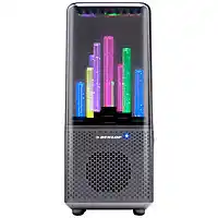 Bol.com Dunlop Bluetooth Speaker met Licht - 9 LEDS - 1200mAh - 218 x 95 x 93 mm - Zwart aanbieding
