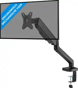 Coolblue BlueBuilt Monitorarm Mechanische Veer voor 1 Monitor aanbieding