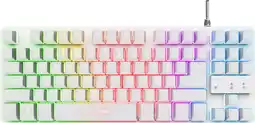 Coolblue Trust GXT833W Thado TKL Gaming Toetsenbord Qwerty Wit aanbieding