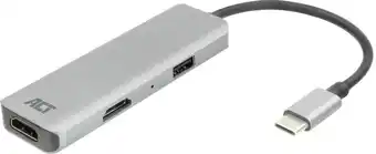 Coolblue ACT USB-C 4K HDMI/USB-A Multiport Adapter aanbieding
