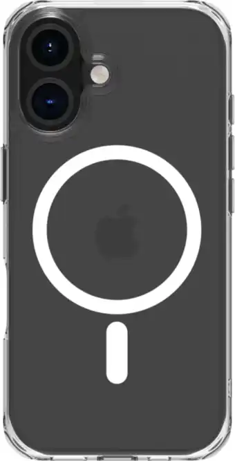 Coolblue BlueBuilt Protective Back Cover met MagSafe iPhone 16 Transparant aanbieding