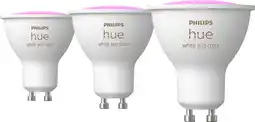 Coolblue Philips Hue White and Color GU10 3-pack aanbieding