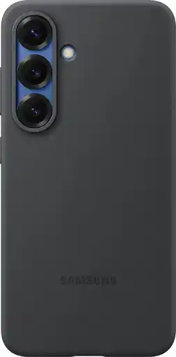 Coolblue Samsung Galaxy S25 Siliconen Back Cover Zwart aanbieding