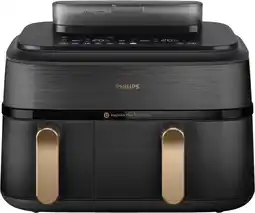 Coolblue Philips 5000 Series Dual Basket NA552/00 aanbieding