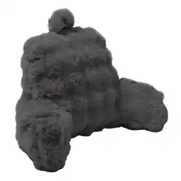Action Comfortabel rugkussen Pom Pom Fur - antraciet aanbieding