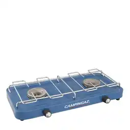 ANWB Campingaz gaskooktoestel 2-pits Base camp Blauw aanbieding