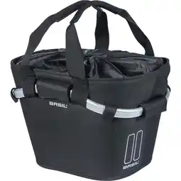 ANWB Basil mand front Classic Carry All 15L zwart Zwart aanbieding