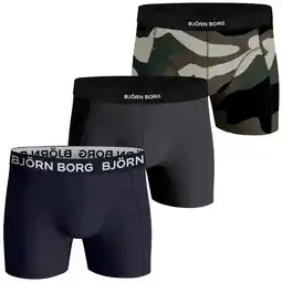 ANWB Björn Borg Heren 3-Pack Boxers Mix Meerkleurig aanbieding