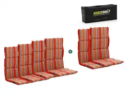 Kees Smit Madison Fiber hoog tuinkussen set van 6 aanbieding