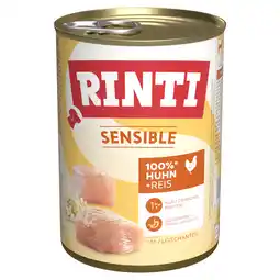Zooplus Rinti Sensible 6 x 400 g - Kip & Rijst aanbieding