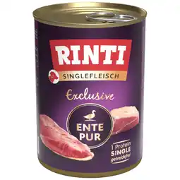 Zooplus RINTI Sensible Puur 1 x 400 g - Eend Puur aanbieding