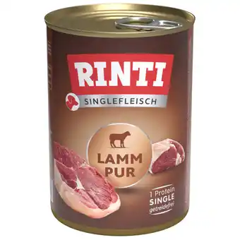 Zooplus Rinti Sensible Puur 6 x 400 g - Lam Puur aanbieding