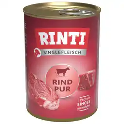 Zooplus Rinti Sensible Puur 6 x 400 g - Rund Puur aanbieding