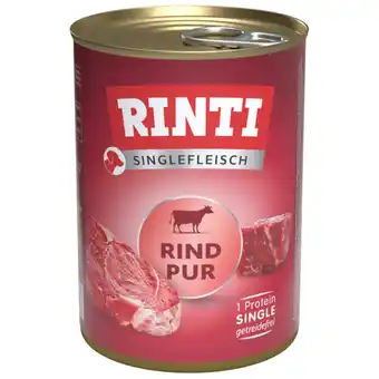 Zooplus Rinti Sensible Puur 6 x 400 g - Rund Puur aanbieding