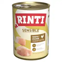 Zooplus RINTI Sensible 1 x 400 g - Kip & Aardappelen aanbieding