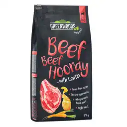 Zooplus 2x12kg Rund met Linzen, Aardappel en Wortel Greenwoods Hondenvoer aanbieding