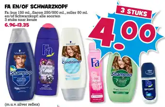 Boon`s Markt Fa En/Of Schwarzkopf aanbieding