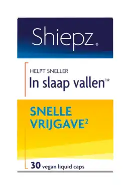 De Online Drogist Shiepz Helpt Sneller In Slaap Vallen Capsules aanbieding